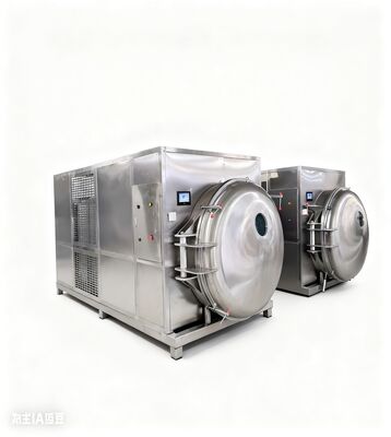 Recolha Direita Secador de Congelamento Pesado. Capacidade incomparável de 200 kg. Para produtores sérios e segurança alimentar. Confiabilidade de nível empresarial