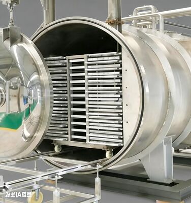 Liofilizador de Produção Automatizado Batch de 200 kg, controle de precisão, confiável