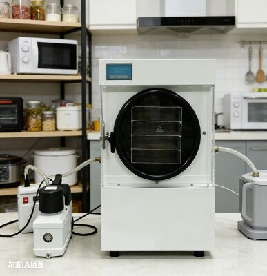 Não Apenas Desidrate — Liofilize! Pequeno Eletrodoméstico, Grandes Resultados: Mantenha a Forma e Textura Original dos Alimentos Enquanto Cria Armazenamento de Alimentos de Emergência por 25 Anos.