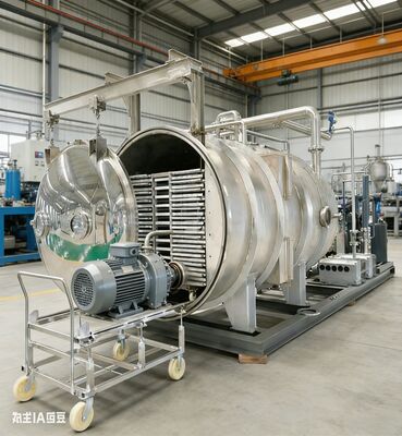 Do Campo ao Mercado, Perfeição Preservada. Nossos Liofilizadores de Grande Capacidade de 200KG Processam Frutas a Granel, Frutos do Mar e Refeições Prontas Enquanto Preservam 98% dos Nutrientes e o Sabor Original.