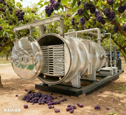 Desbloquear novos fluxos de receita: Secadores congelados de 100-200 kg pesados projetados para produção em grande volume com durabilidade de aço inoxidável, precisão PLC e resultados de vida útil de 25 anos.