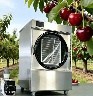 O nosso pequeno secador de congelamento fácil de usar conserva produtos da época de pico, refeições completas e até mesmo sorvete.