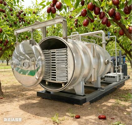 Escala sem comprometer a qualidade. Secadores de congelação pesados de 100-200 kg projetados para produção em grande volume com durabilidade de aço inoxidável, eficiência energética e resultados consistentes em cada lote.