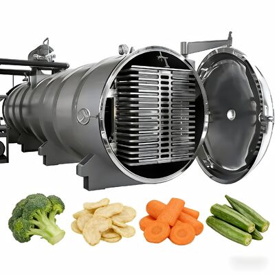 Secador de Congelação Industrial com Arrefecimento a Água, Faixa de Temperatura de Menos 50 Celsius a Mais 80 Celsius, Fabricado em Aço Inoxidável 304