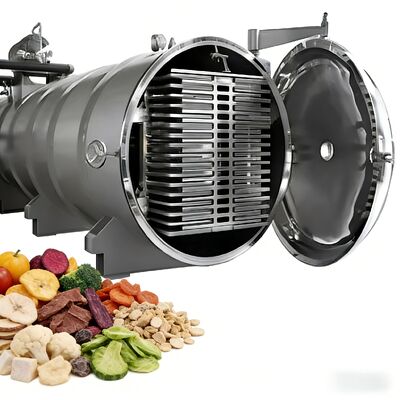 Secador por Congelação Industrial 220V380V3PH Incorporando Unidade de Refrigeração BITZER ou Leybold e Sistema de Aquecimento Elétrico Garantindo a Secagem