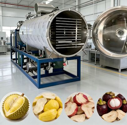 Refrigeração por água Secador de congelamento industrial com temperatura de menos 50 graus Celsius a mais 80 graus Celsius e modo de operação totalmente automático