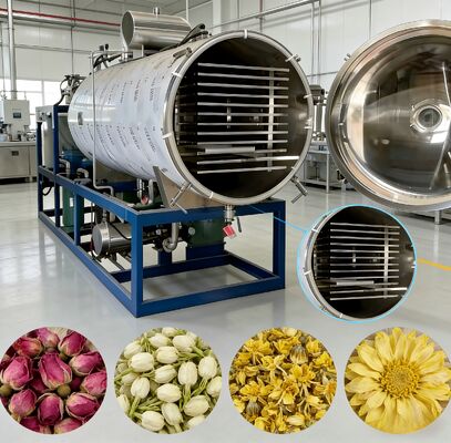 220V 380V 3PH Fornecedor de energia Secador de congelamento, incluindo a unidade de refrigeração BITZER ou Leybold projetada para a conservação de alimentos