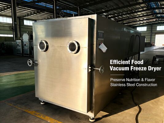 Sistema de refrigeração  ou Leybold Secador de congelamento a vácuo de alimentos com aquecimento elétrico e corpo de aço inoxidável de qualidade 304