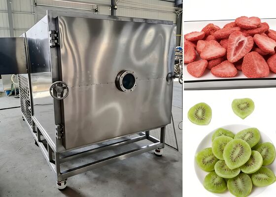 Grau de Vácuo ≤10Pa Liofilizador a Vácuo para Alimentos com Bomba de Vácuo Baosi ou  Fornecendo Liofilização para a Indústria Alimentícia