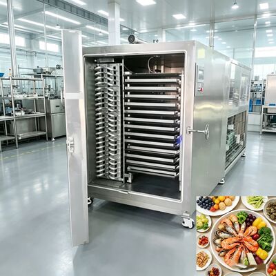 Secador de Congelação a Vácuo para Alimentos de 35KW com Sistema Arrefecido a Ar e Bomba de Vácuo Baosi ou , Ideal para a Indústria de Processamento de Alimentos