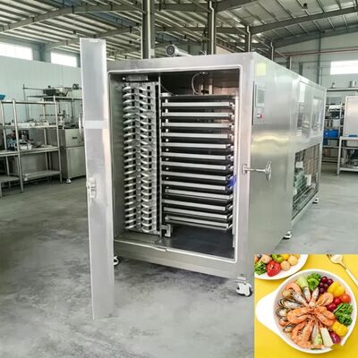 Voltagem 380V50HZ3PH Secador de congelação de alimentos a vácuo Sistema de controle PLC Adequado para aplicações de secagem por congelação de alimentos em grande escala