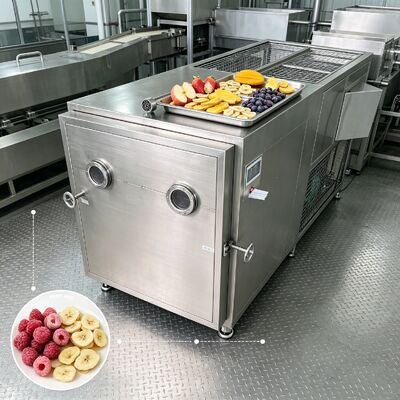 Máquina automática de secagem por congelamento a vácuo com nível de ruído de 70 dB concebida para secagem alimentar e química
