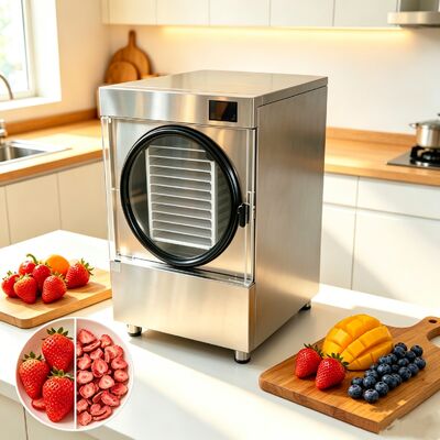 Danfoss Compressor Secador de congelação para uso doméstico Com capacidade de 20 a 25 kg e 24 a 30 horas Equipamento de ciclo de congelação para uso doméstico