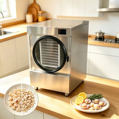 1100 1000 1180mm Secador de congelação caseiro Feito de aço inoxidável SUS304 Ideal para secar frutas e legumes