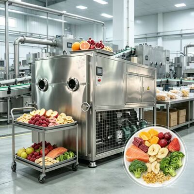 Material da bandeja de aço inoxidável 304 Secador de vegetais para congelamento Utilizando aquecimento elétrico e silício assegurando a conservação de alimentos