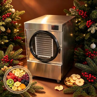 Intelligent System Remote Control Home Freeze Dryer Temperature Range Minus 50 Celsius To Plus 90 Celsius 215kg Capacity