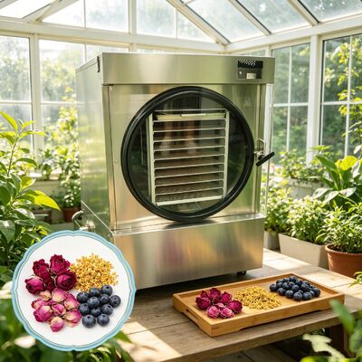Nível de ruído 50dB Secador de congelação doméstico que fornece ciclo de secagem de congelação de 24 a 30 horas para desidratação de refeições lanches e ingredientes