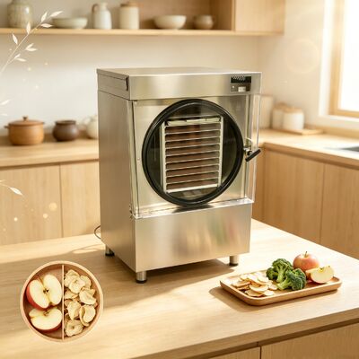 Aquecimento Elétrico Casa Máquina de secagem por congelamento Aplicativo de volume médio Adequado para a conservação de frutas, vegetais e carnes