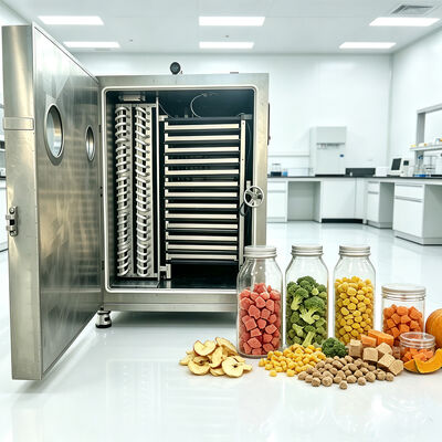 Freeze-drying Temperature -30C-50C Food Vacuum Freeze Dryer  for Long Term Food Storage